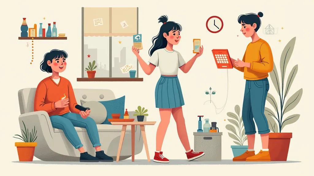 Penisring Leder im Einsatz